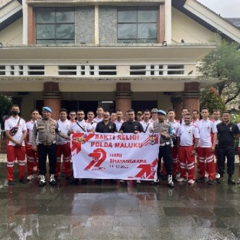 Personel Polda Maluku Bakti Religi di Gereja Maranatha Ambon, Tuagama: Terima Kasih Polri
