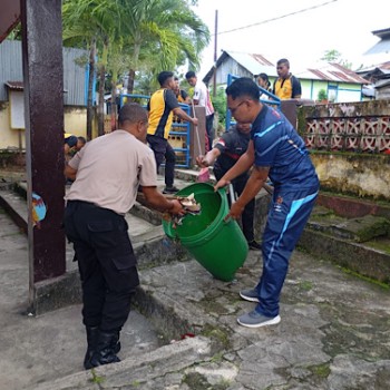 Wujudkan kepedulian Polri sambut Hari Bhayangkara ke-79, Polsek Tanut  gelar Bakti Religi
