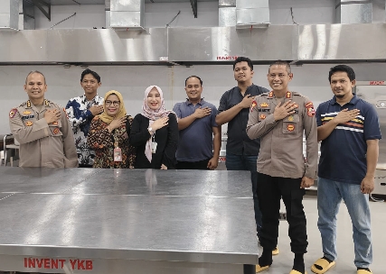 Siswa SPPI Unhan Kunjungi SPPG Polri, Siap Jadi Penggerak Program Makan Bergizi Gratis