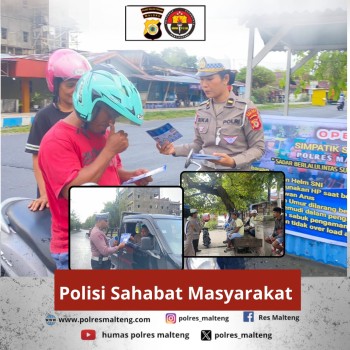 Operasi Simpatik Salawaku 2025:  Sentuhan Humanis di Jalanan Kota Masohi, Edukasi Menggantikan Tilang