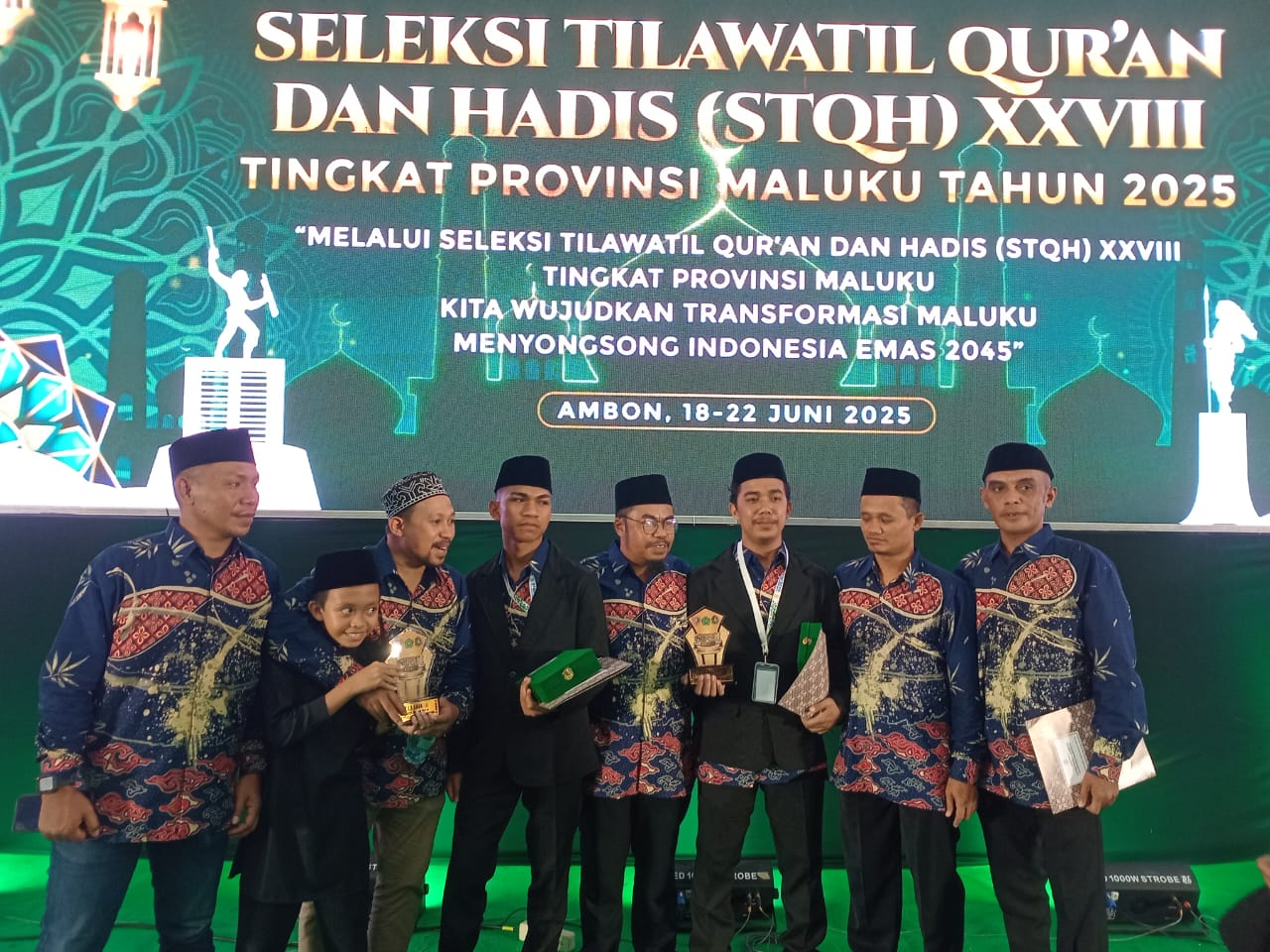 Membanggakan dan Ukir Prestasi, Personel Polres Buru Selatan Juara Harapan 2 Lomba STQH Tingkat Provinsi