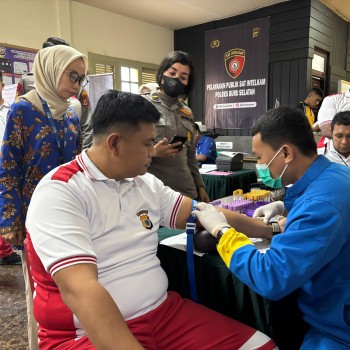 Polres Buru Selatan Lakukan Pemeriksaan Kesehatan Berkala