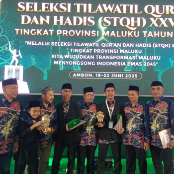 Membanggakan dan Ukir Prestasi, Personel Polres Buru Selatan Juara Harapan 2 Lomba STQH Tingkat Provinsi
