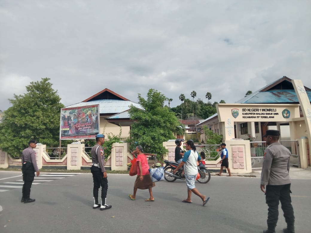 Polsek Kisar Gelar Patroli KRYD, Tekankan Warga Pelihara Stabilitas Kamtibmas