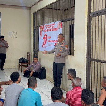 Sebagai proses rehabilitasi, Polres Kepulauan Tanimbar gelar Konseling bagi para Tahanan jelang Hari Bhayangkara