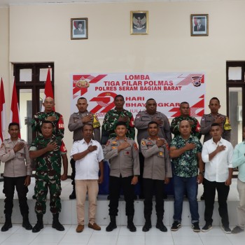 POLRES SBB GELAR LOMBA 3 PILAR POLMAS: KEBERSAMAAN JAGA KAMTIBMAS UNTUK PEMBANGUNAN DAERAH