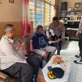 Personel Samapta Polresta Ambon yang Terluka Saat Pengamanan Bentrok Jalani Pemeriksaan Kesehatan