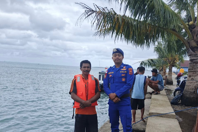 Waspadai cuaca ekstrim, Sat Polair Polres Kepulauan Tanimbar sampaikan Imbauan lewat giat sambang
