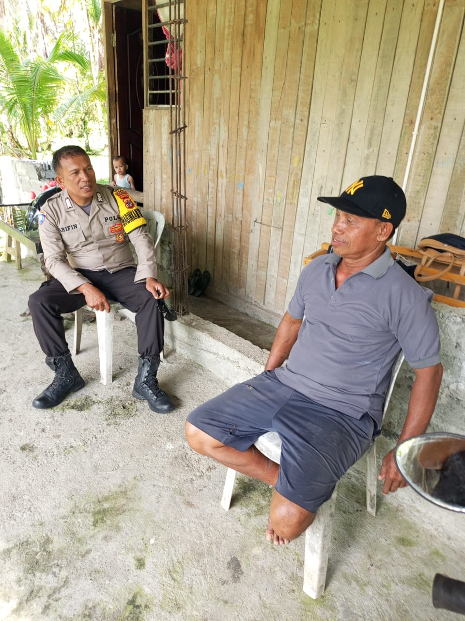 Bhabinkamtibmas Negeri Jerili melaksanakan Giat Sambang