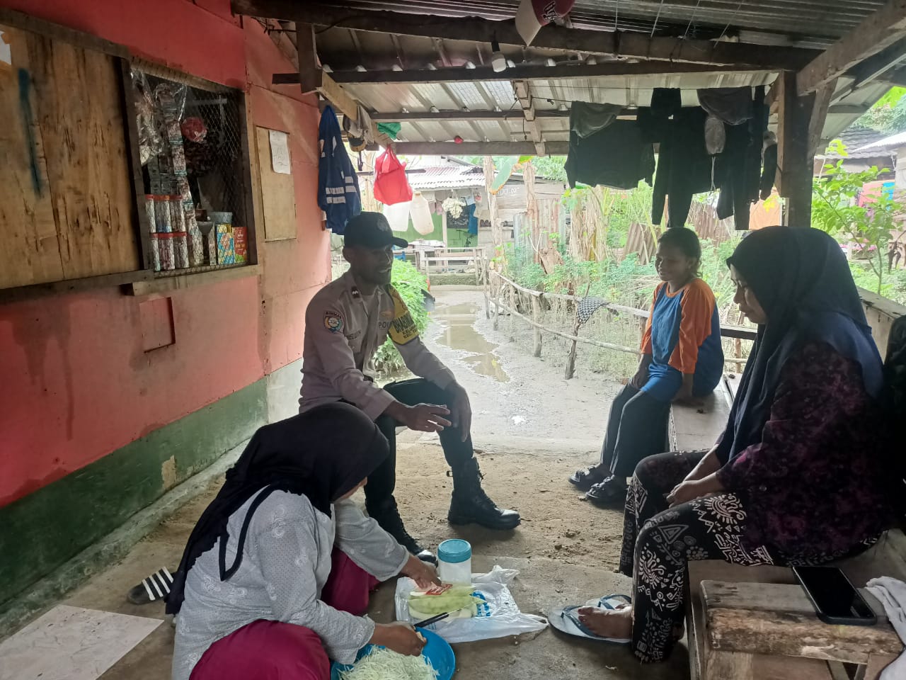 Bhabinkamtibmas Tihu Ajak Warga Bersama Jaga Kamtibmas