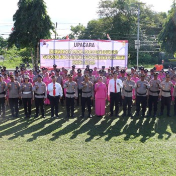 42 Personel Polri di Seram Bagian Barat Naik Pangkat, Kapolres AKBP Andi Zulkifli Ajak Tingkatkan Kinerja dan Pelayanan Prima Jelang Hari Bhayangkara Ke-79