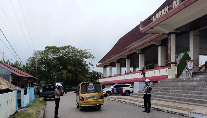 Rutin patroli dan pengaturan, Unit Turjawali Sat Lantas Polres Kepulauan Tanimbar ciptakan Kamseltibcarlantas