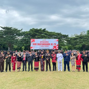 Kapolres Maluku Barat Daya Jadi Irup Peringatan Hari Bhayangkara ke-79 Tahun 2025