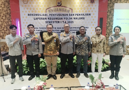 Polda Maluku Gelar Rekonsilisasi Laporan Keuangan Bersama Polres Jajaran
