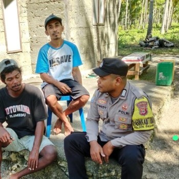 Bhabinkamtibmas Polsek Pasanea Kembali Lakukan Kunjungan Ke Warga Binaan