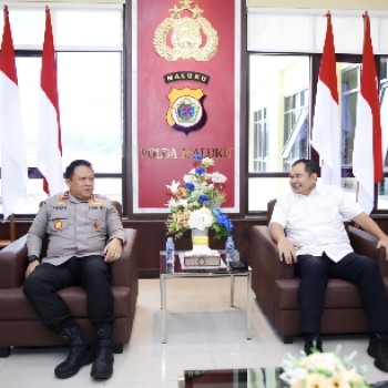 Kapolda Maluku Terima Kunjungan Karomisinter Divhubinter Polri