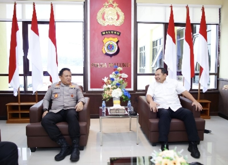 Kapolda Maluku Terima Kunjungan Karomisinter Divhubinter Polri