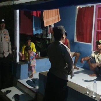 Polsek Nusalaut Intensifkan Patroli Cipta Kondisi, Warga Dihimbau Jaga Kamtibmas