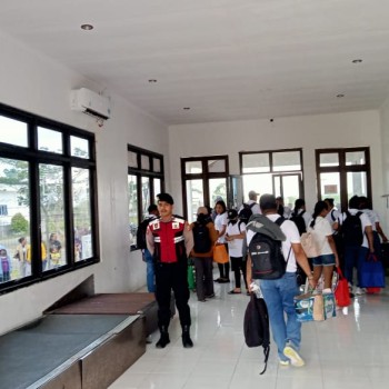 Polres MBD Intensifkan Pengamanan Kegiatan Penerbangan di Bandara Moa