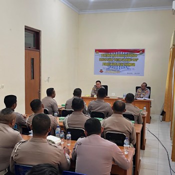 Polres Kepulauan Tanimbar gelar Latihan Pra Operasi Jelang Operasi Patuh Salawaku 2025
