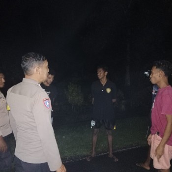 Antisipasi Malam Minggu, Kembali Polsek Waipia Lakukan Patroli Kamtibmas