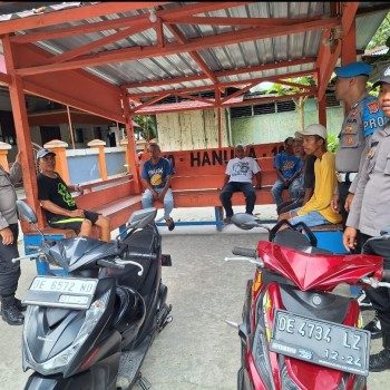 Polsek Baguala Gencarkan Patroli Cipta Kondisi, Warga Dihimbau Waspada Cuaca Ekstrem