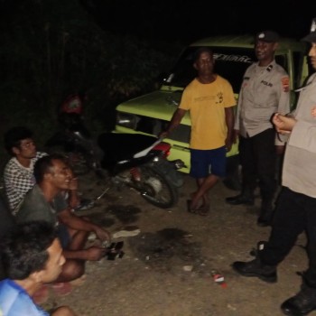 Polsek Leitimur Selatan Laksanakan Patroli Malam, Wujudkan Keamanan Wilayah