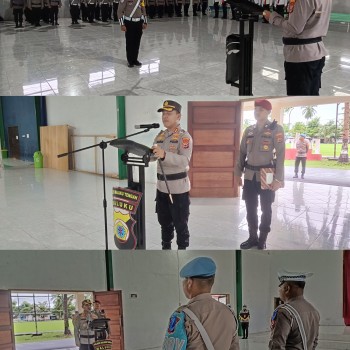 Gelar Pasukan, Polres Malteng Mulai Operasi Patuh Salawaku 2025