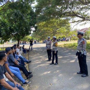 Satuan Lantas Polres MBD Gelar Operasi Patuh Salawaku 2025, Disiplinkan Warga Taat Berlalu Lintas