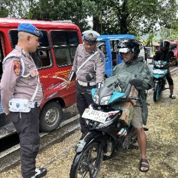 24 Pelanggar Terjaring Pada Hari Pertama Pelaksanaan Ops Patuh Salawaku 2025