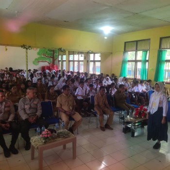 MPLS di SMA Negeri 3 Maluku Tengah Dimulai, Polisi Ajak Siswa Baru Jaga Ketertiban dan Jauhi Narkoba