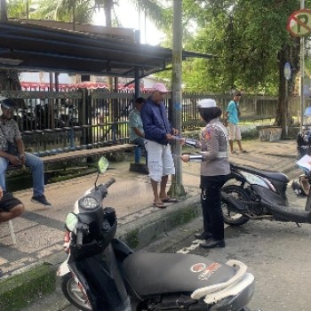 Polda Maluku Sosialisasi Pentingnya Kamseltibcar Lantas Bagi Masyarakat
