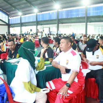 Personil Polresta Ambon Ikuti Pemeriksaan Kesehatan Berkala