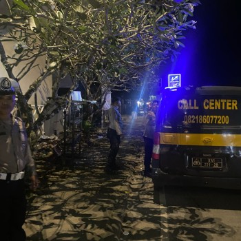 Patroli Rutin Polsek Teluk Ambon Cegah Berbagai gangguan Kamtibmas