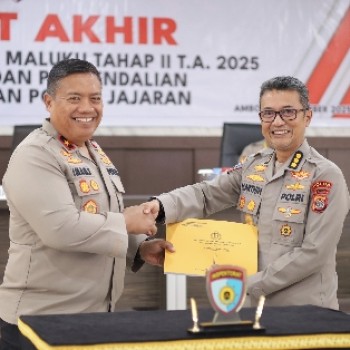 Polda Maluku Gelar Taklimat Akhir Audit Kinerja 2025, Ini Pesan Wakapolda