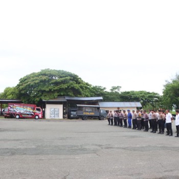 Gelar apel kesiapan, Polres Kepulauan Tanimbar siagakan Personel amankan Ibadah malam Natal