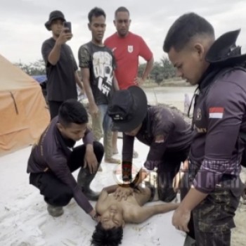Taruna Akpol Sigap Selamatkan Anak yang Hanyut di Sungai Aceh Tamiang